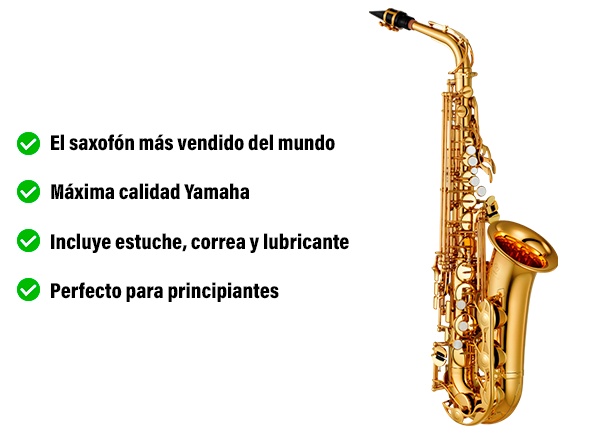 Yamaha YAS-280 Saxofón de calidad para principiantes Yamaha YAS-280 Saxofón de calidad para principiantes